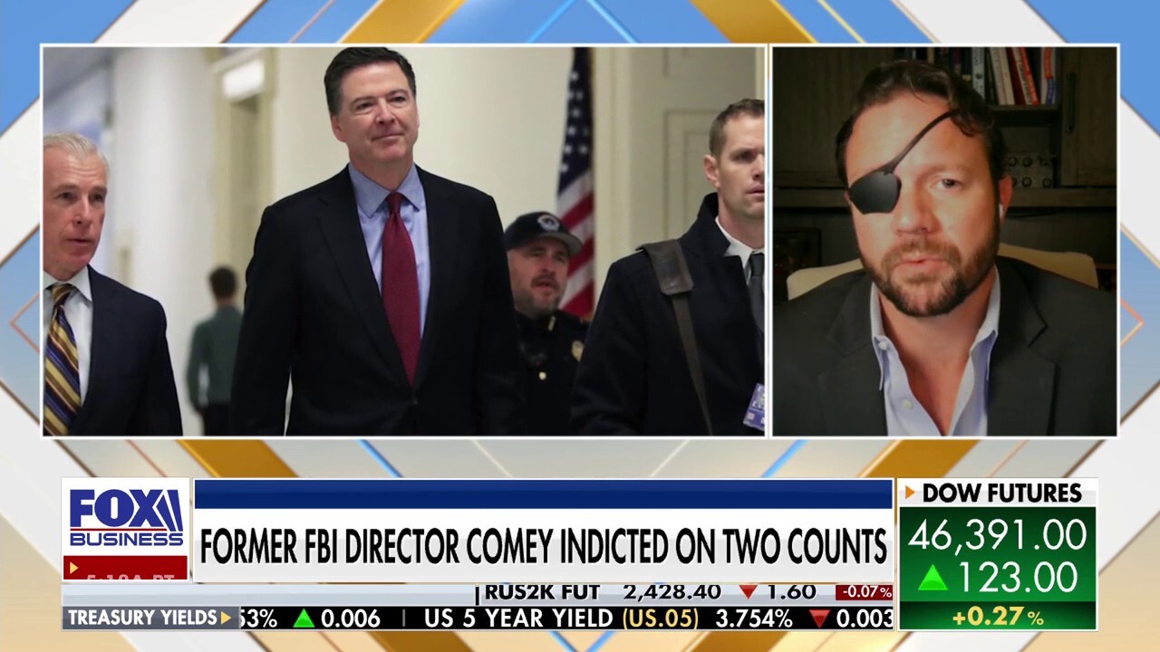 Rep. Dan Crenshaw R-Texas, joins 'Mornings with Maria' to discuss former FBI Director James Comey's indictment and the legislative standoff to avoid a government shutdown.