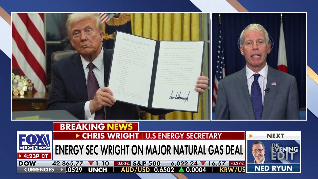 US will soon produce more than twice as much natural gas as Russia, Energy secretary vows
