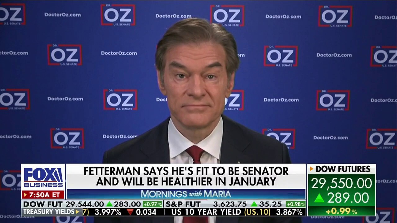 Pennsylvania Senate candidate Dr. Mehmet Oz provides the latest updates on his campaign against Lt. Gov. John Fetterman as the race continues to narrow on ‘Mornings with Maria.’ 