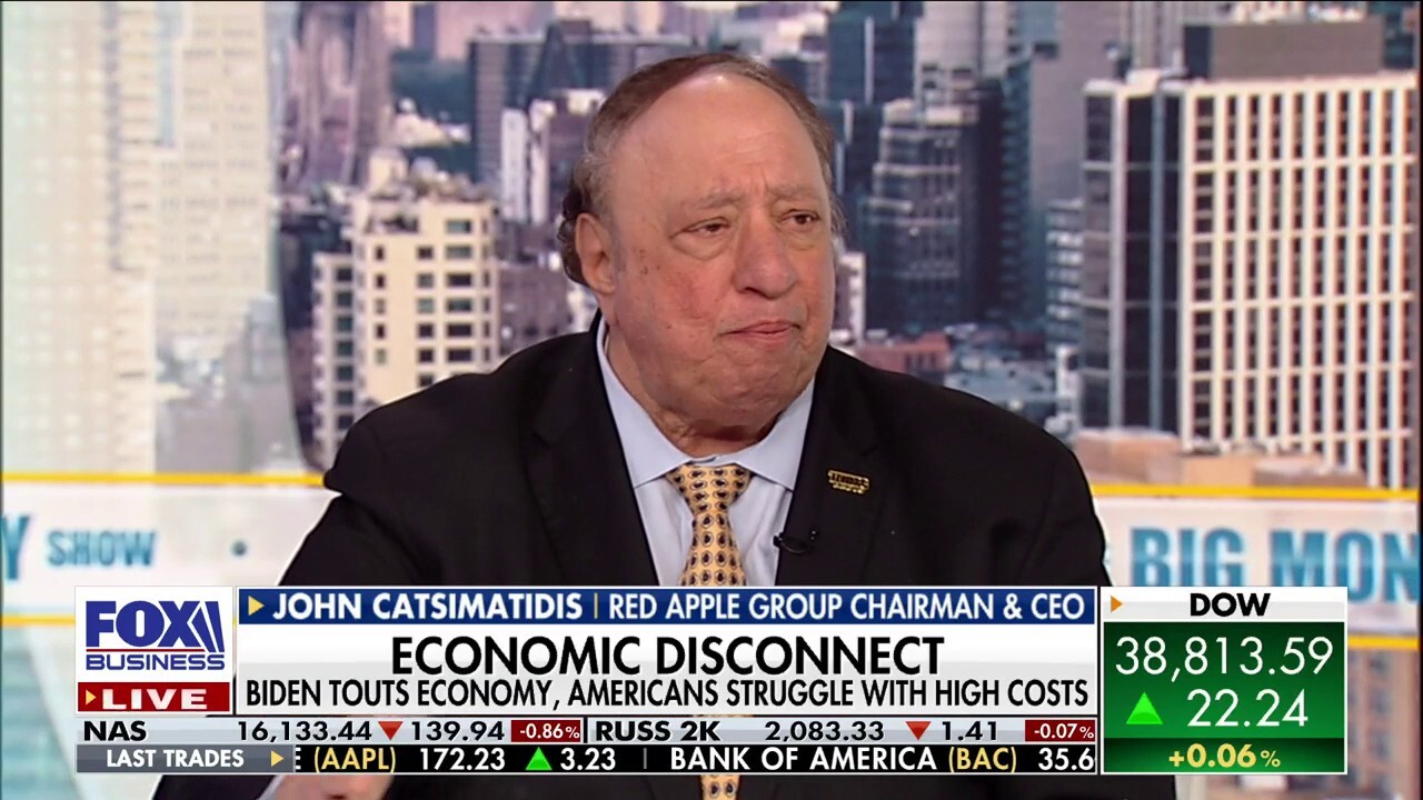 Gristedes CEO John Catsimatidis reacts to President Biden's economic talking points during the State of the Union and his proposals on raising the corporate tax and taxing the rich.