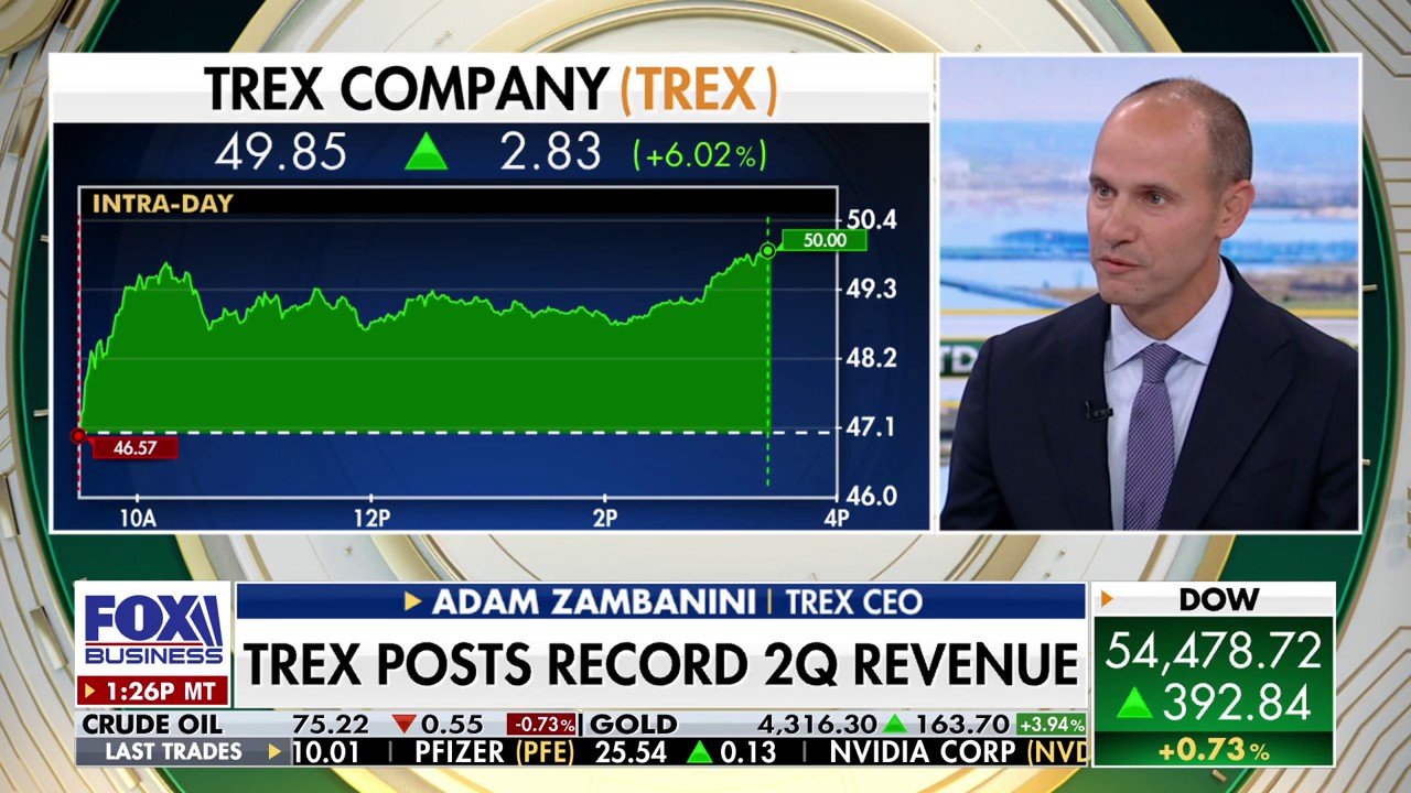 Trex posts record revenue despite higher mortgage rates