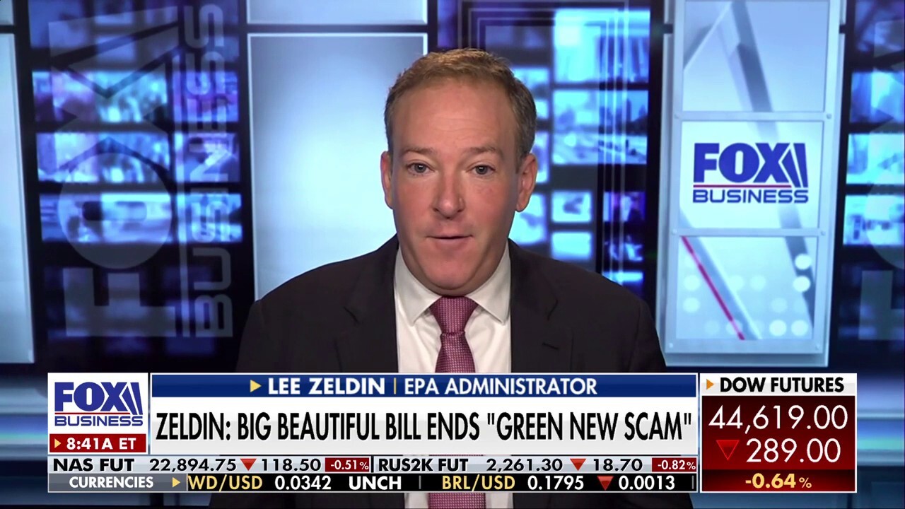 EPA Administrator Lee Zeldin touts the progress of President Donald Trump's agenda since his tax bill became law on 'Mornings with Maria.'