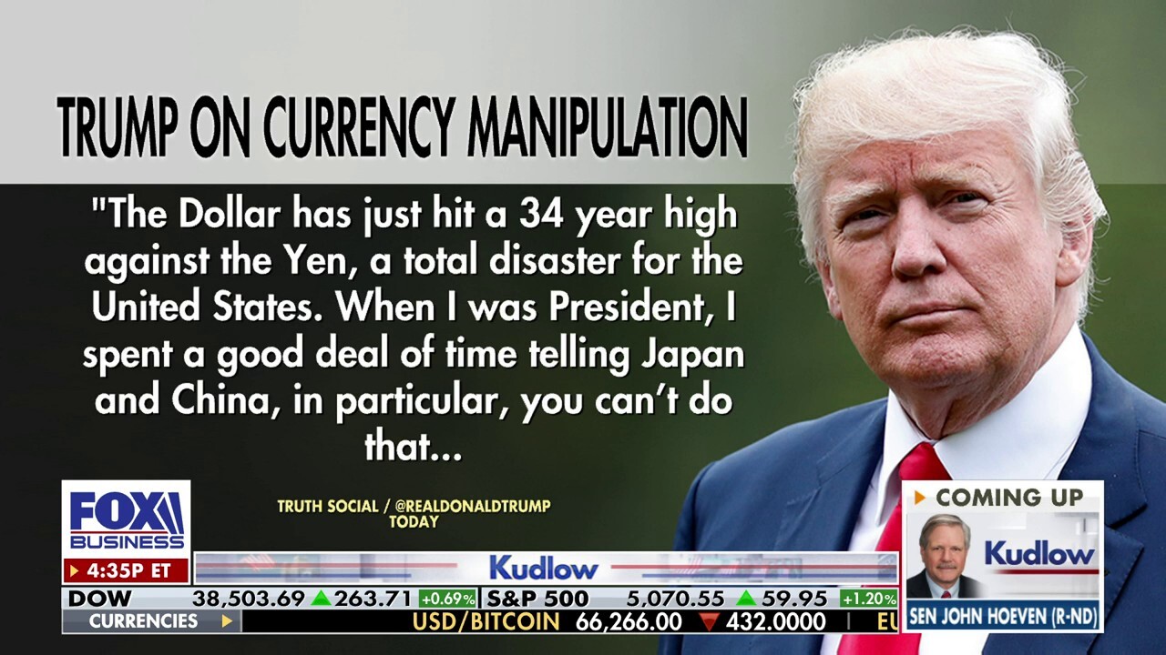Trump slams China, Japan for currency manipulation: 'Biden has let it go'