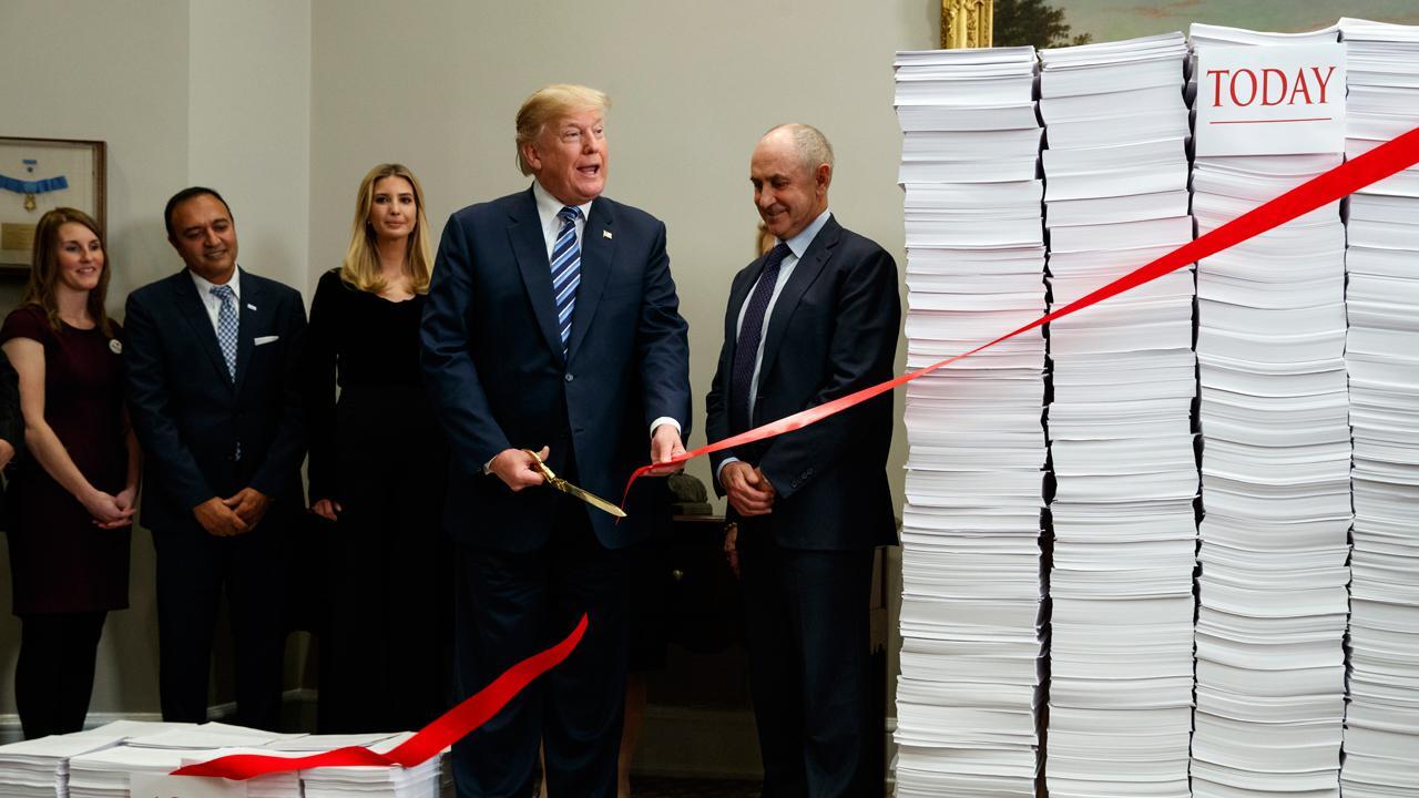 Trump cuts red tape, deregulation to boost US economy