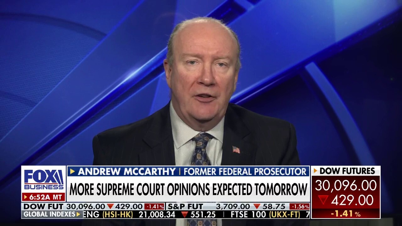 Former Federal Prosecutor and Fox News contributor Andy McCarthy weighs in on the expected Roe v. Wade Supreme Court opinion on ‘Mornings with Maria.’