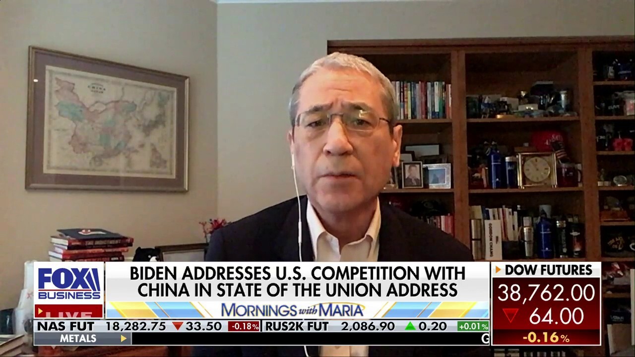 Gatestone Institute senior fellow Gordon Chang discusses Bidens remarks on China during the State of the Union, a House bill targeting TikTok and an espionage probe finding communications devices on Chinese cranes at U.S. ports.