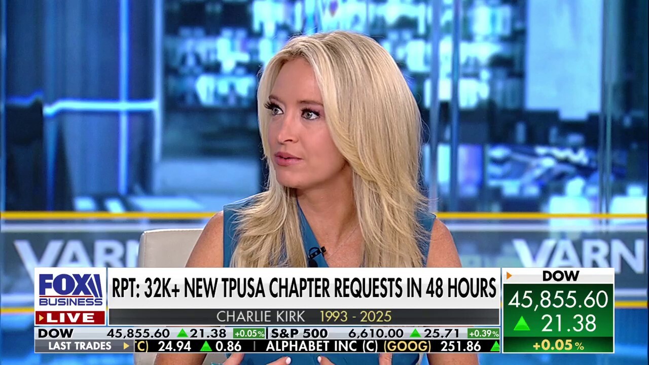 Kayleigh McEnany reveals TPUSA sees 32,000 new chapter requests after Charlie Kirk’s assassination: ‘Courage is contagious’