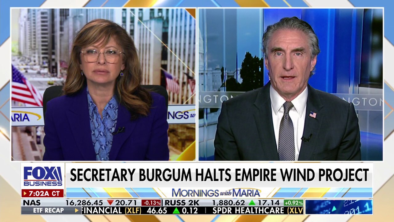 Secretary of the Interior Doug Burgum joins ‘Mornings with Maria’ to explain why the Trump administration canceled a Biden-era offshore wind project.