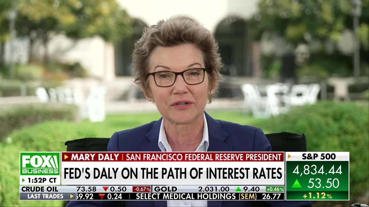 San Francisco Federal Reserve President Mary Daly gives her outlook on the U.S. economy and discusses the Fed's interest rate plan on 'Making Money.'