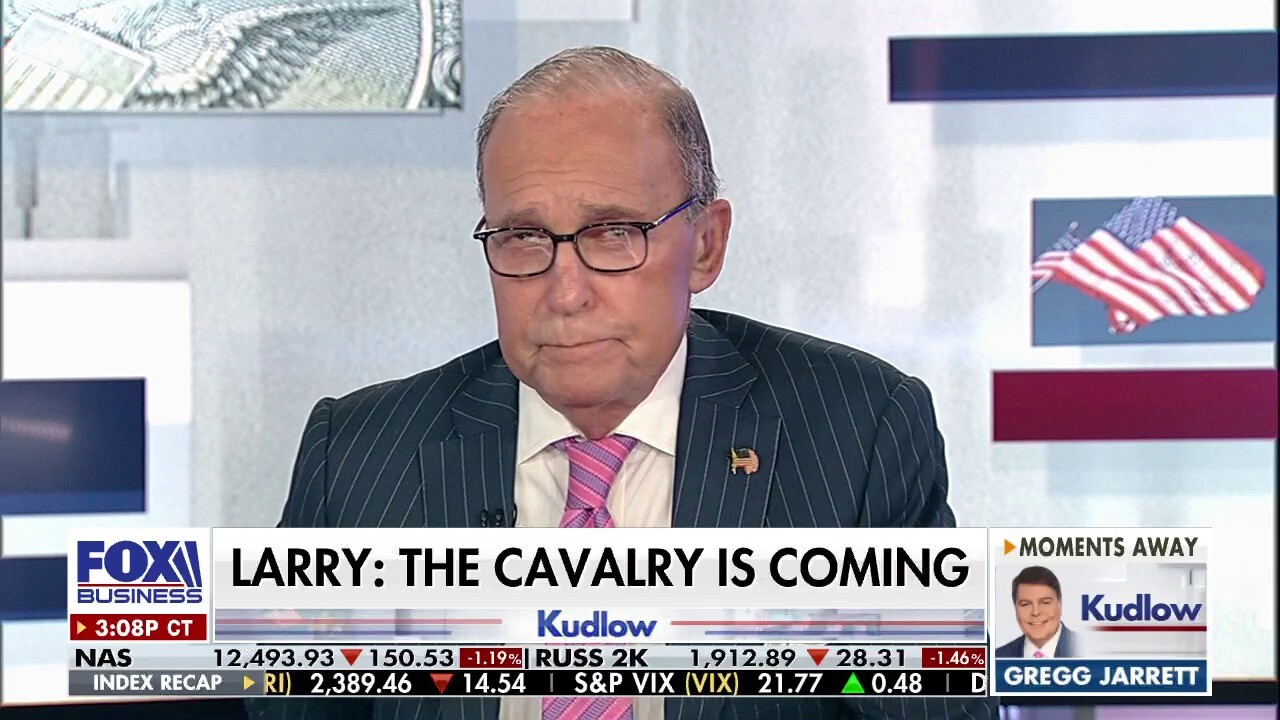 FOX Business host Larry Kudlow reacts to the FBI raiding former President Donald Trump's Mar-a-Lago home in the opening monologue of "Kudlow."