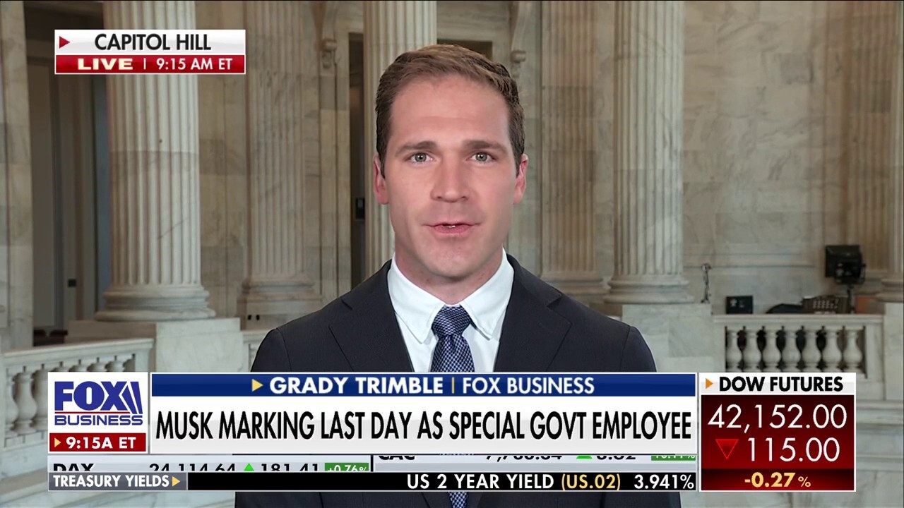 FOX Business' Grady Trimble reports on the DOGE committee transition as Elon Musk says goodbye to the budget-slashing agency.