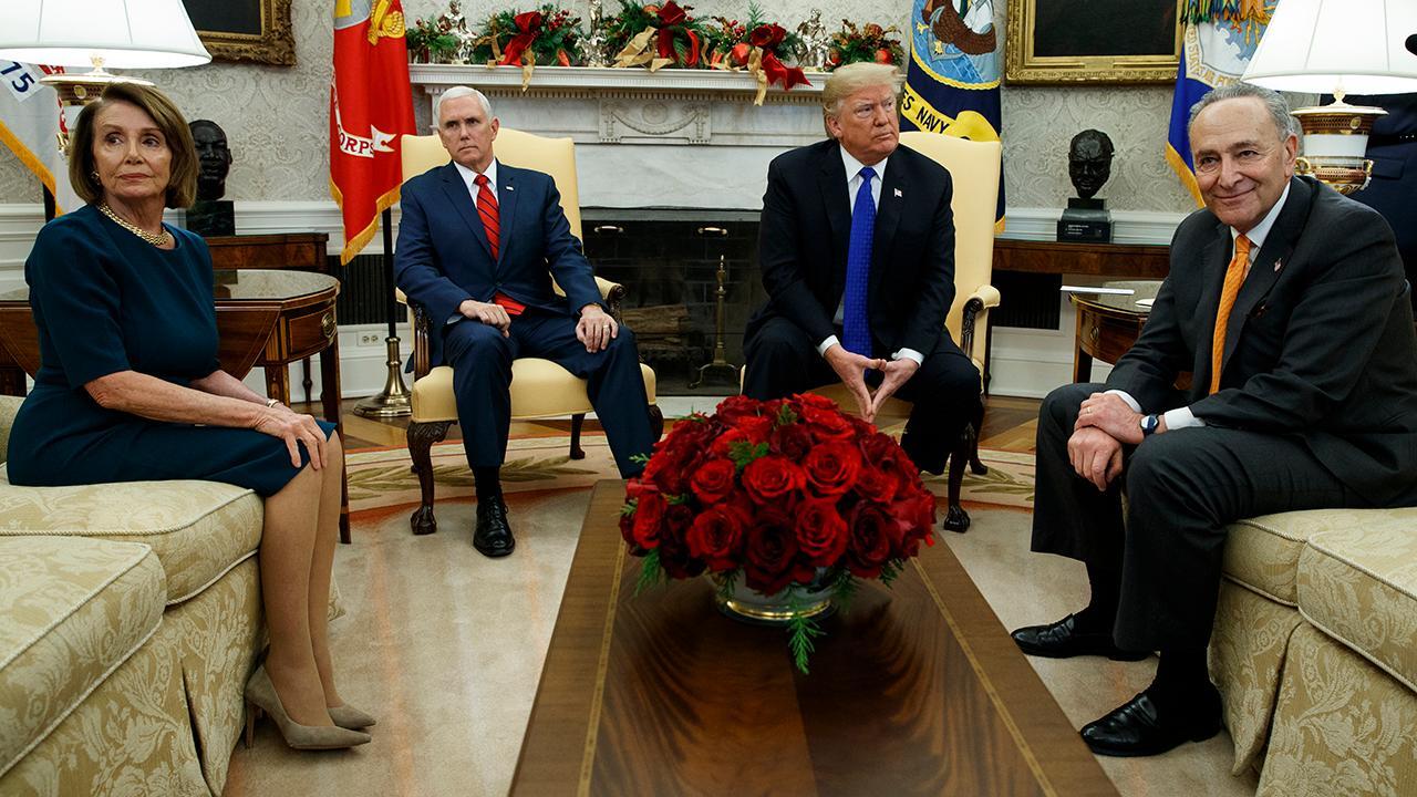 Trump touts transparency during meeting with Pelosi, Schumer