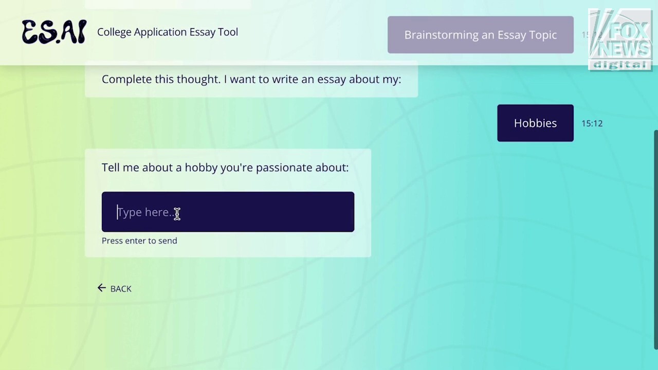 Artificial intelligence used to help students write college essays is not cheating, and those who don't utilize the tech will be at a disadvantage, former tutor says.