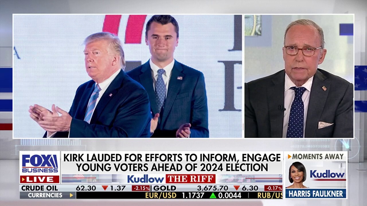 Identity of Kirk's killer unknown, but their point-of-view 'seems pretty clear', says Kudlow