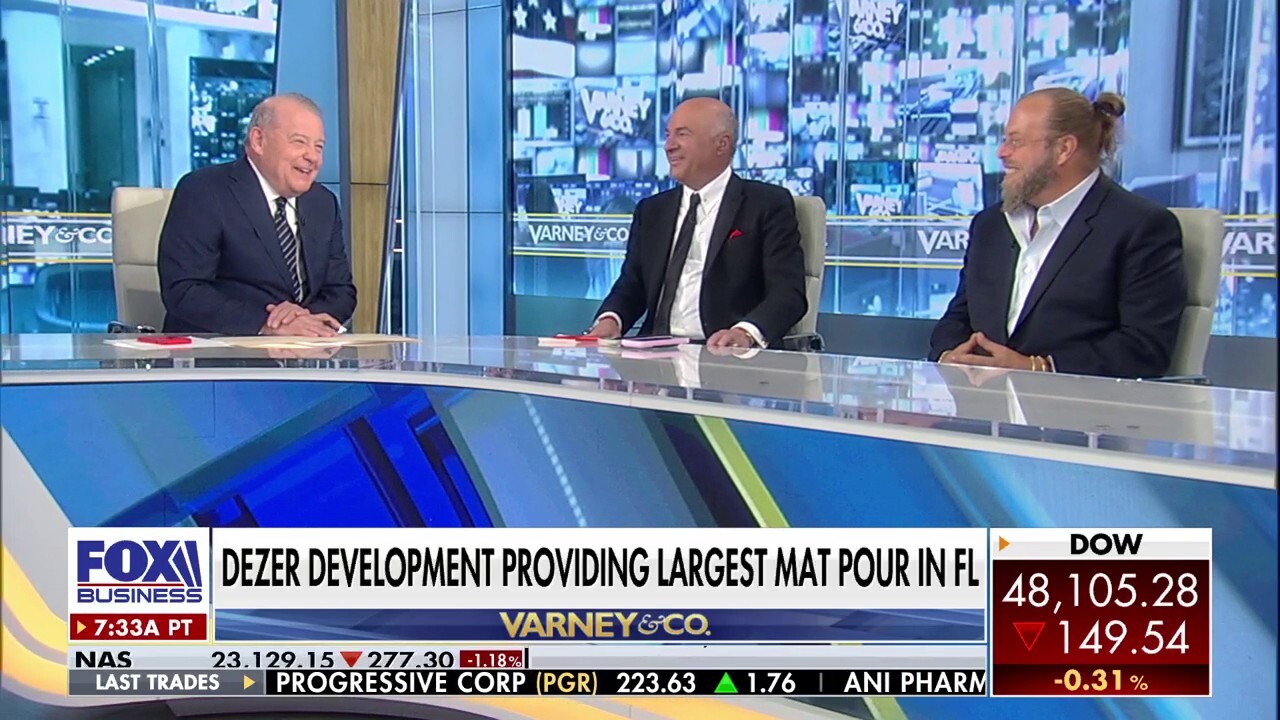 Dezer Developments President Gil Dezer joins 'Varney & Co.' to discuss pouring Florida’s largest concrete mat for new luxury condos as Miami’s real estate market surges after Zohran Mamdani’s New York City mayoral win.