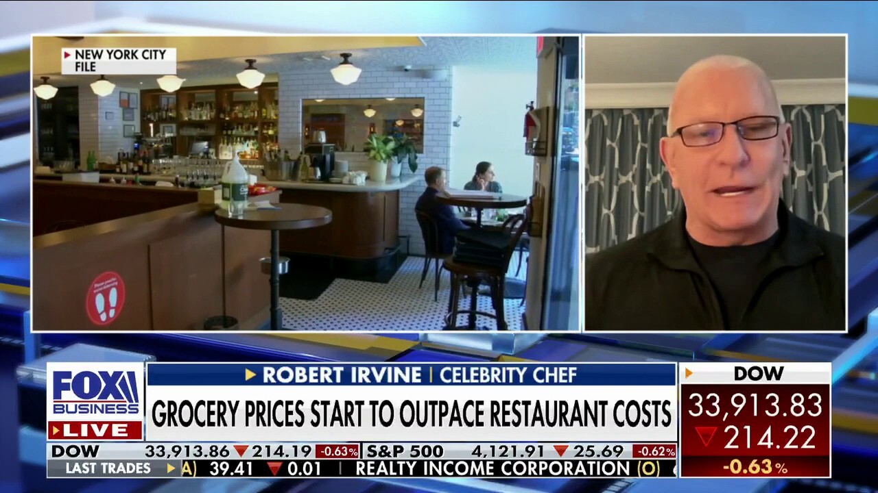 Celebrity chef and 'Overcoming Impossible' author Robert Irvine discusses his new book as well as food inflation and an IRS proposal that could scrutinize servers' tips.