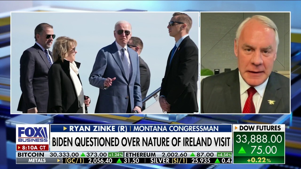 Biden's Ireland trip comes as US 'blindly' walks into nuclear conflict in Ukraine: Rep. Ryan Zinke