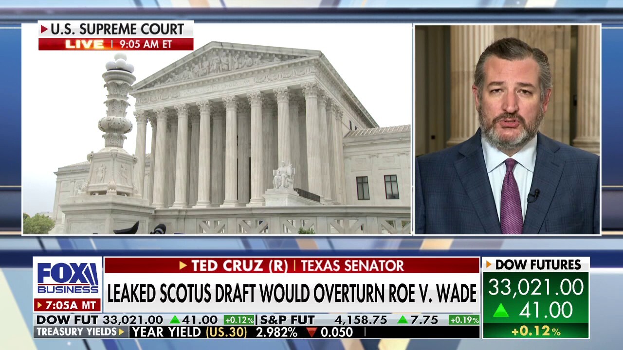 Senator Ted Cruz, R-Texas argues that the Democrats are attempting to ‘tarnish’ and ‘attack’ Justice Clarence Thomas amid the SCOTUS draft leak.  