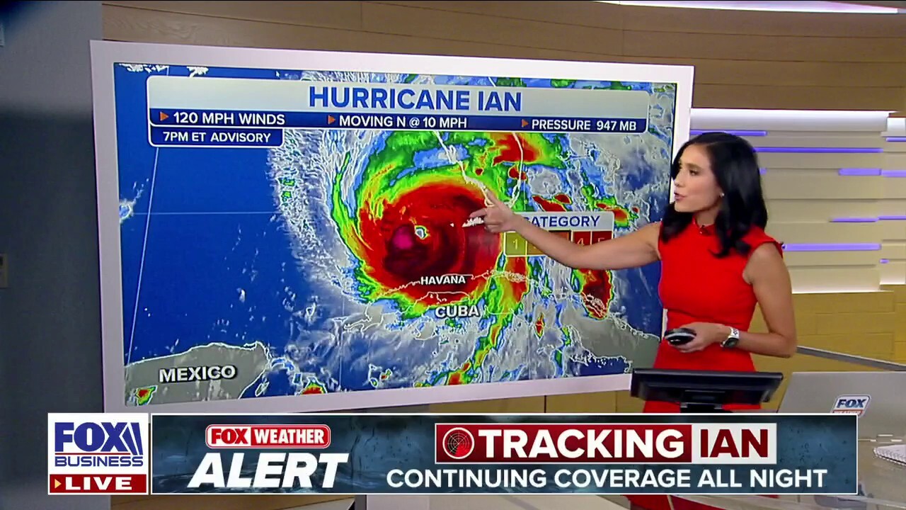 Category 3 Hurricane Ian growing stronger in the Gulf of Mexico