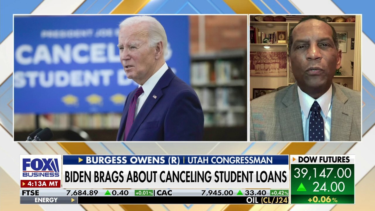 Biden 'does not care' about the rule of law: Rep. Burgess Owens
