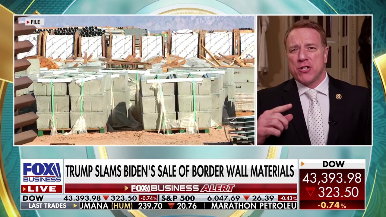 Joe Biden is full of 'scumbag-ery': Rep. Fallon slams border wall neglect