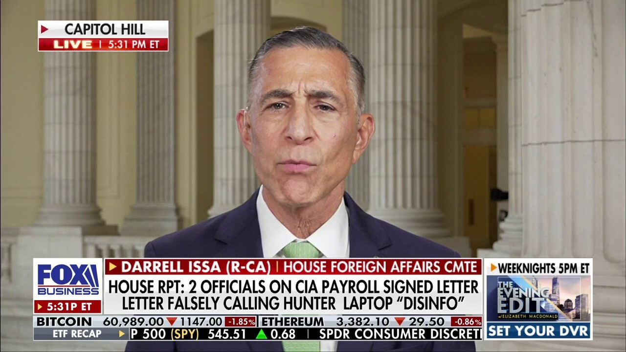 Darrell Issa: Blinken was 'rewarded' for putting together ex-intel officials' signatures