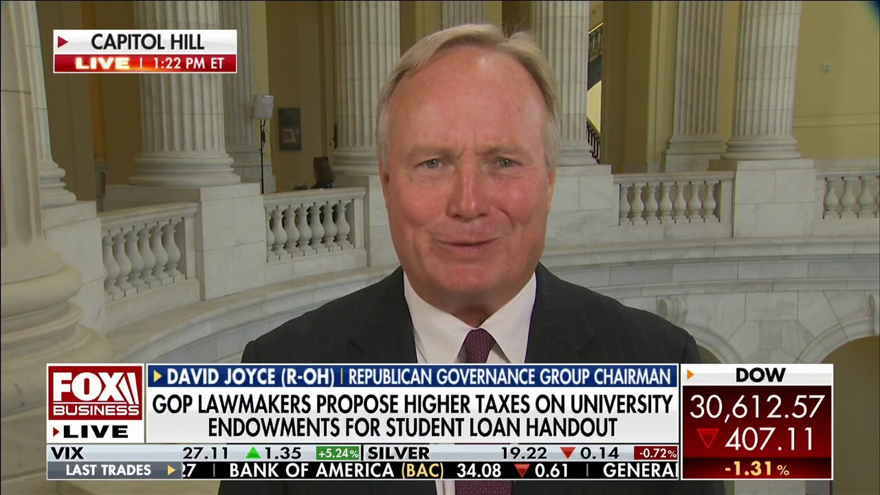 Rep. David Joyce: Universities are 'failing' students in getting a job post-graduation