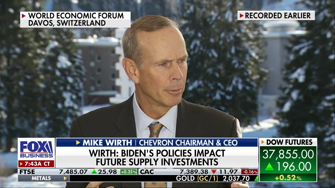 Chevron Chairman and CEO Mike Wirth on the companys acquisition of Hess, Biden policy and growing oil demand and reliability.