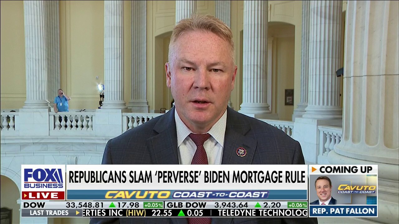 Rep. Warren Davidson, R-Ohio, joins 'Cavuto: Coast to Coast' to discuss Biden's new rule on mortgage payments, arguing the plan endangers the entire housing market.