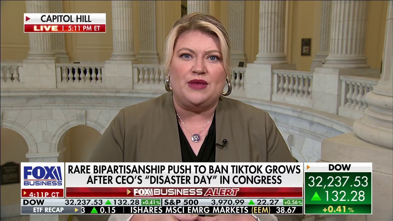Rep. Kat Cammack, R-Fl., discusses the bipartisan push to ban TikTok after their CEO’s appearance in front of Congress on ‘The Evening Edit.’