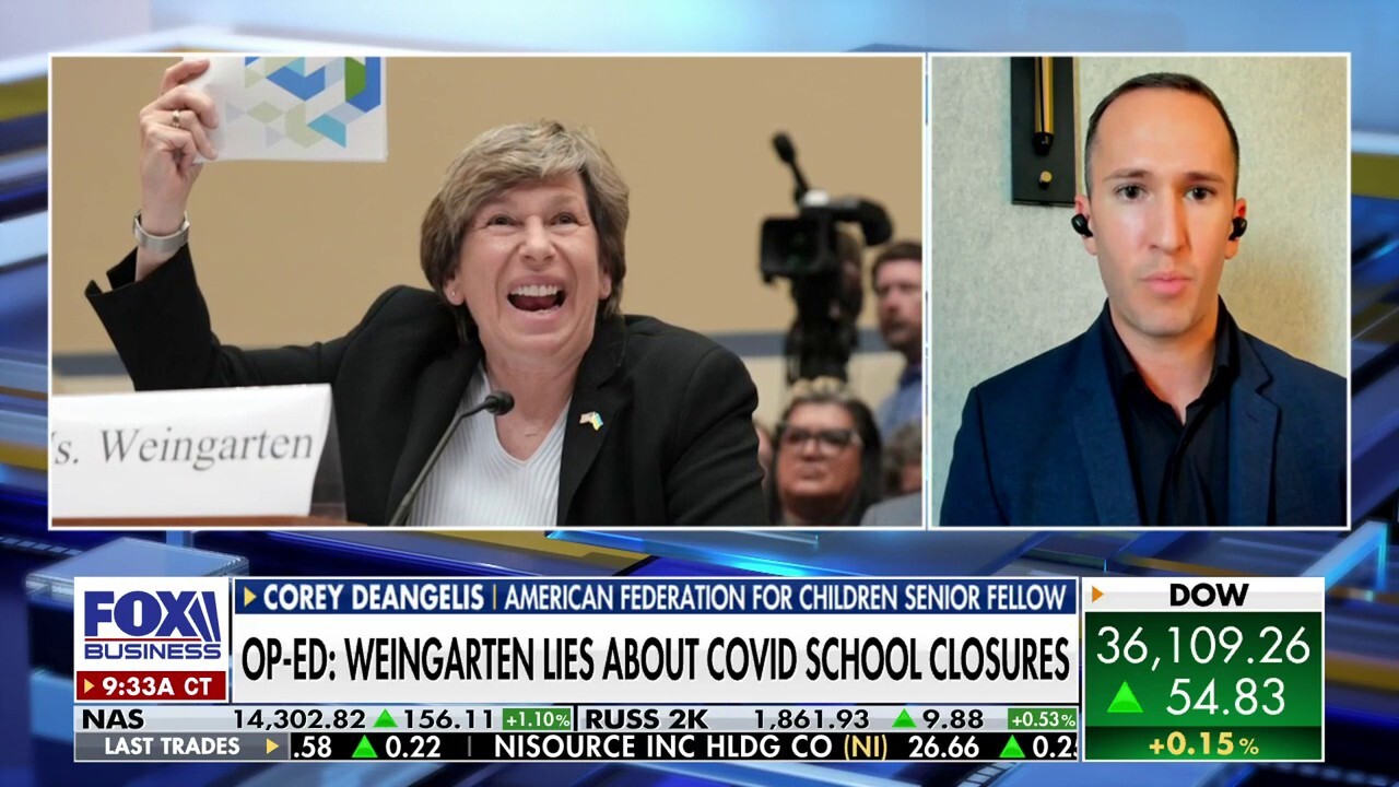 Randi Weingarten is the 'back-to-back champion of the gaslighting olympics': Corey DeAngelis