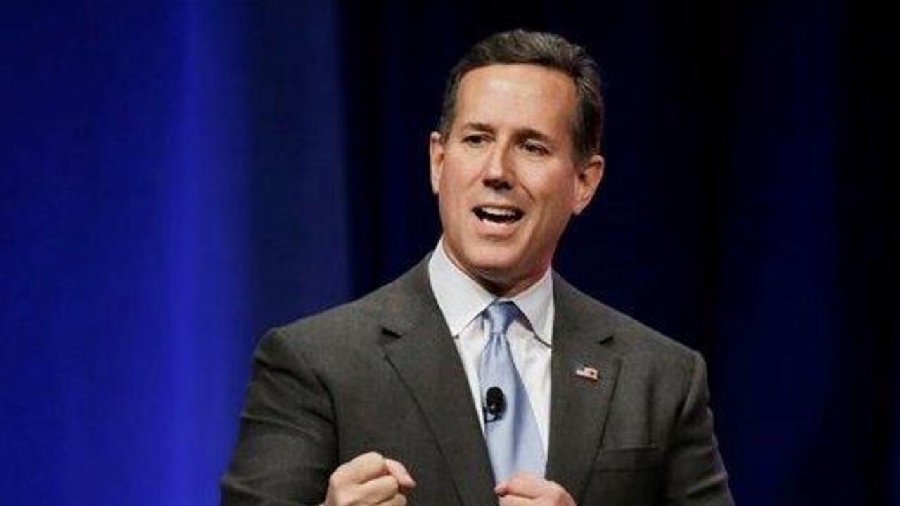 Santorum: We are helping ISIS 
