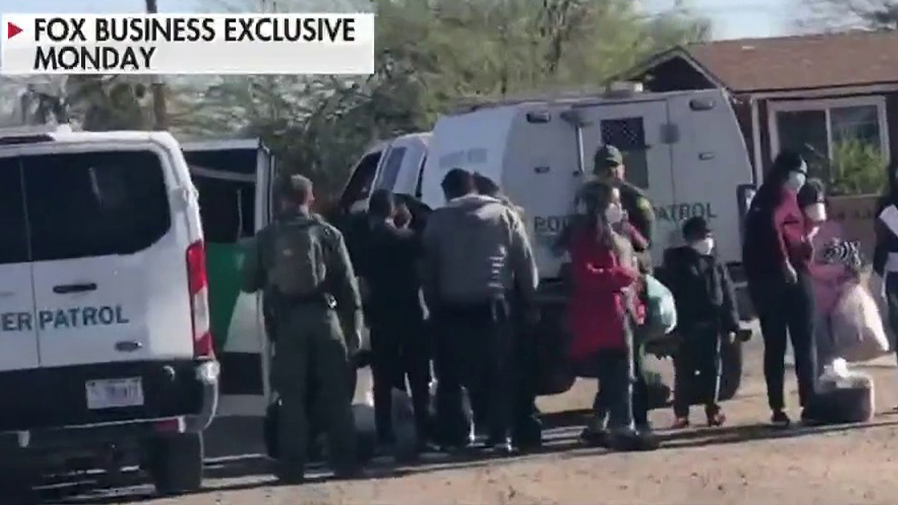 FOX Business obtains never-before-seen video of migrant drop off at US border