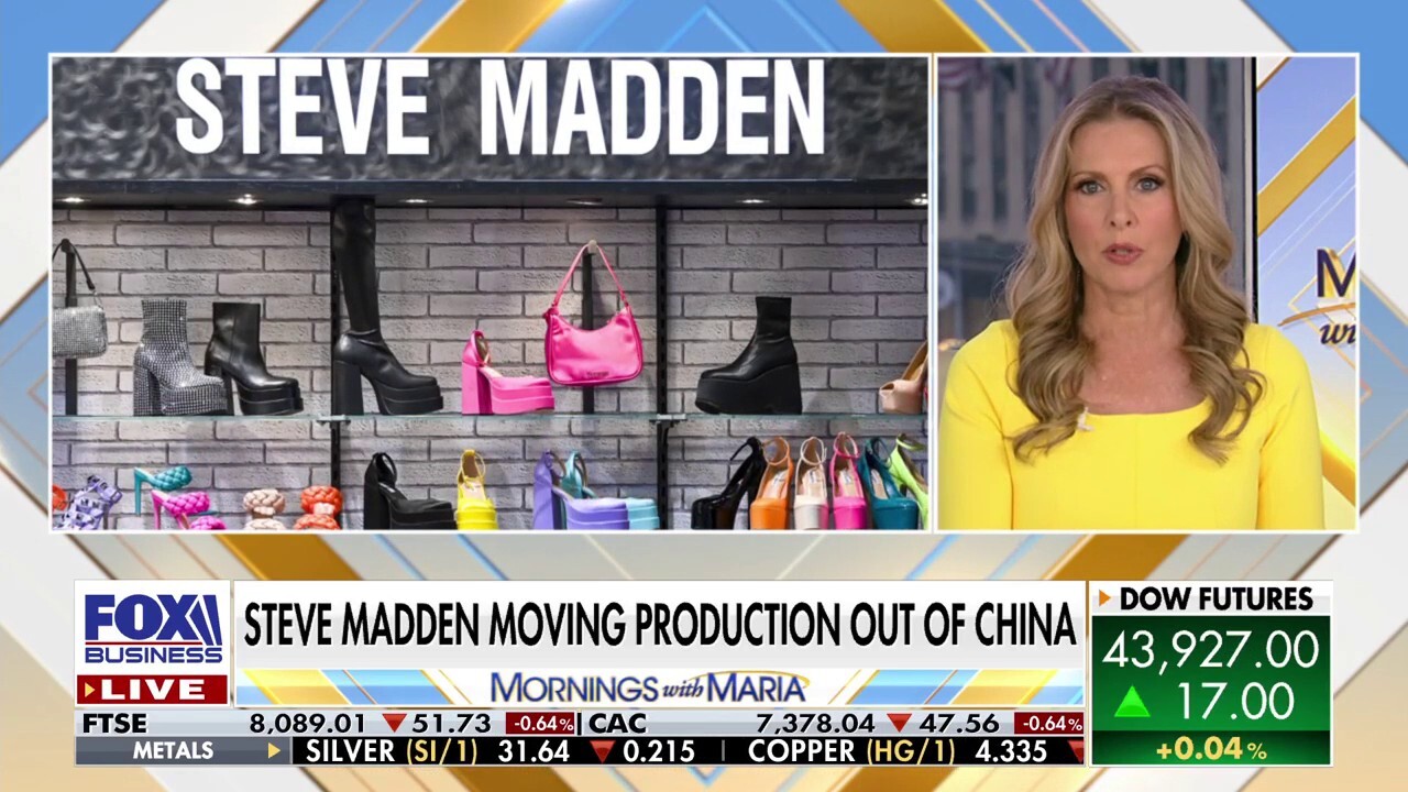 Shoe retailer Steve Madden said in a statement that it's putting a 'plan into motion' that will cut Chinese sourcing up to 45%.