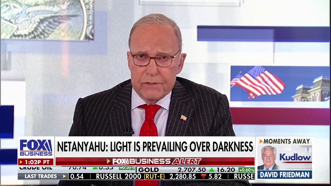  FOX Business host Larry Kudlow reacts to the killing of the Hamas leader on 'Kudlow.'