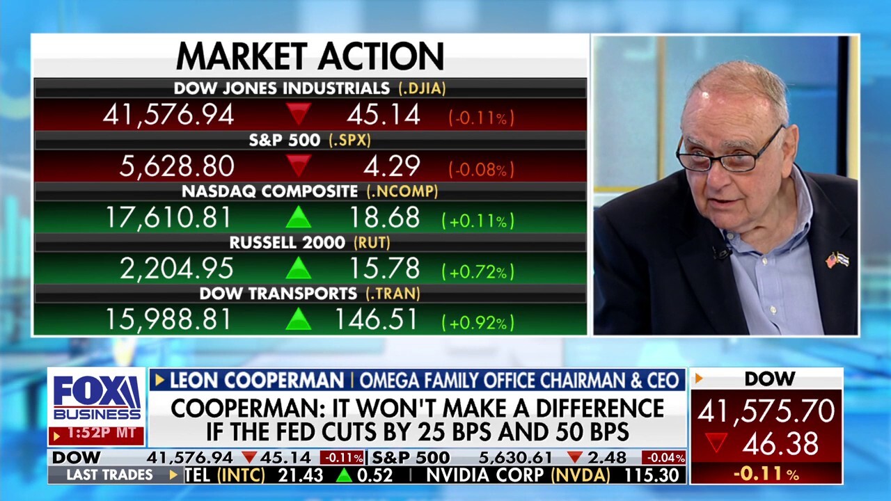 Omega Family Office chairman and CEO Leon Cooperman reveals who he would write in for the 2024 presidential election on 'The Claman Countdown.'