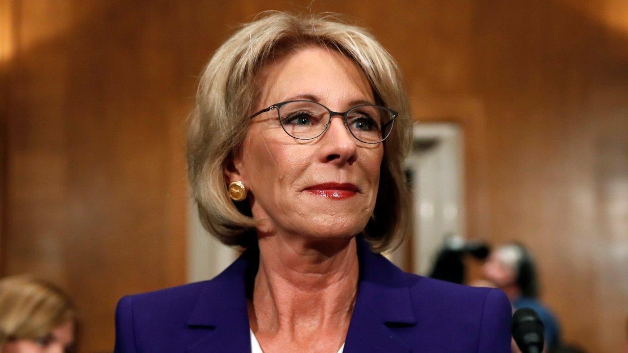Devos overcomes intense questioning from Democrats  