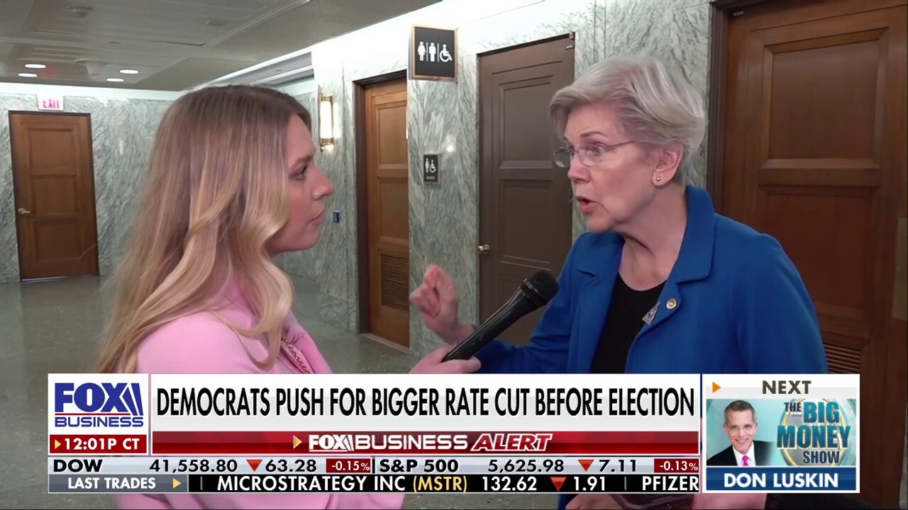 FOX Business' Edward Lawrence reports on the Fed's highly anticipated monetary policy decision as Democrats demand a bigger interest rate cut before the election.