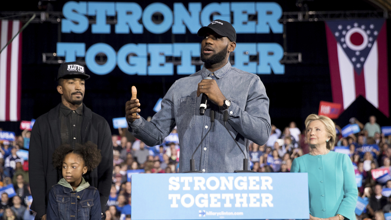 LeBron James: Clinton represents the brightest future for our world