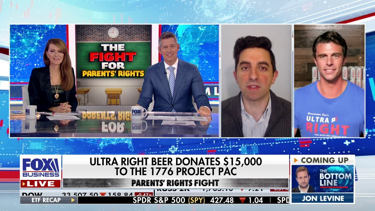 1776 Project PAC founder Ryan Girdusky and Conservative Dad's Ultra Right Beer CEO Seth Weathers discuss fundraising efforts to clean out the 'lunacy' across school boards on 'The Bottom Line.'
