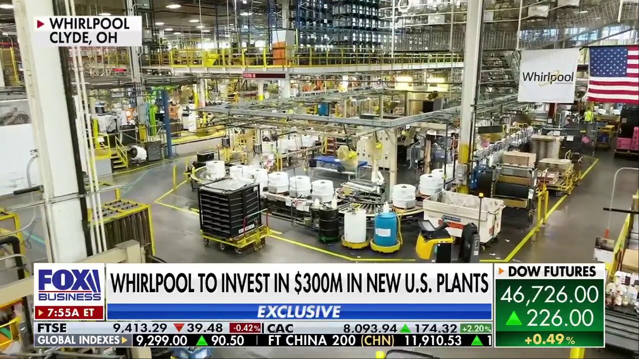 Fox Business' Lydia Hu joins 'Mornings with Maria' with Whirlpool CEO Marc Bitzer to discuss how President Donald Trump's international tariffs could create jobs and profitable returns for American industry.