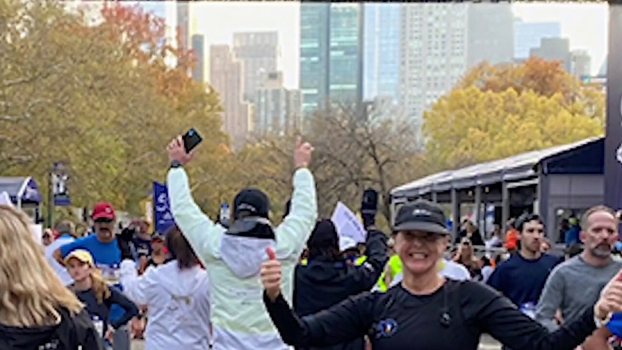 FOX Business' Cheryl Casone competes in NYC Marathon