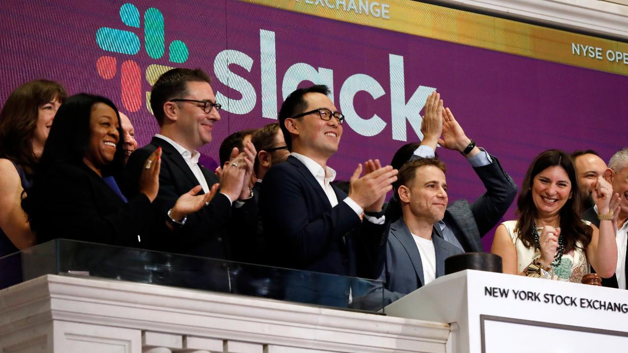 Slack debuts on NYSE