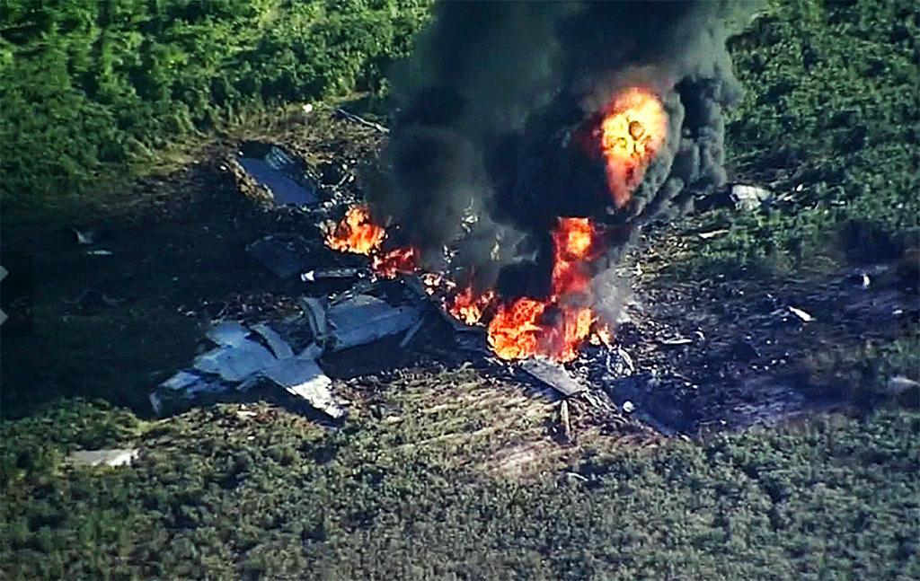 What caused the Marine plane crash Monday that killed 16?