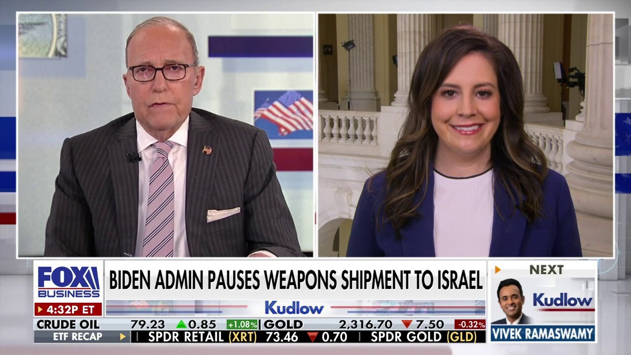  Rep. Elise Stefanik, R-N.Y., says Israel is America's 'most precious ally in the region' on 'Kudlow.'