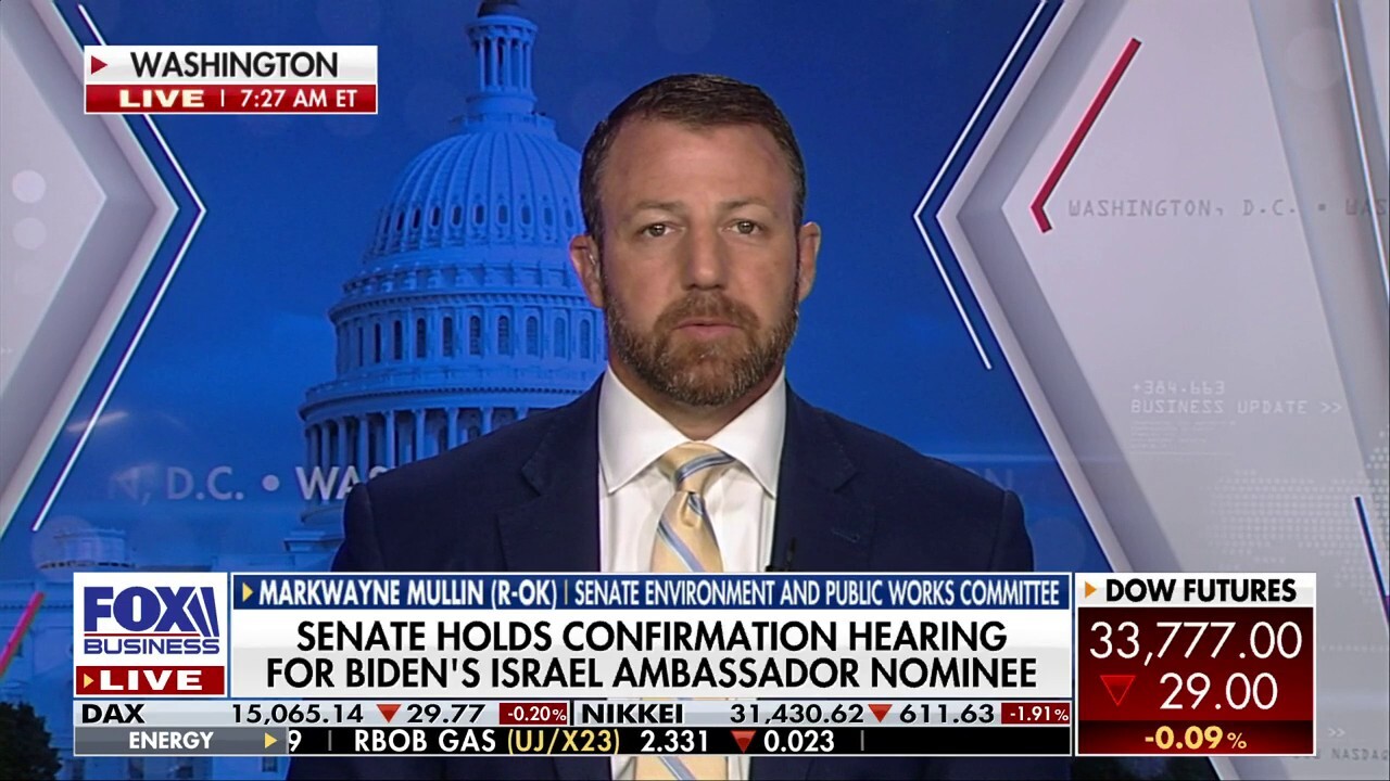 Biden admin is ‘blind and deaf’ to the realities of the Israel-Hamas war: Sen. Markwayne Mullin