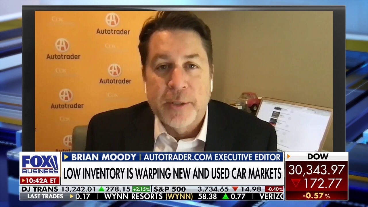 Autotrader.com executive editor Brian Moody argues a car sales decline coupled with rising inventory could ease prices.