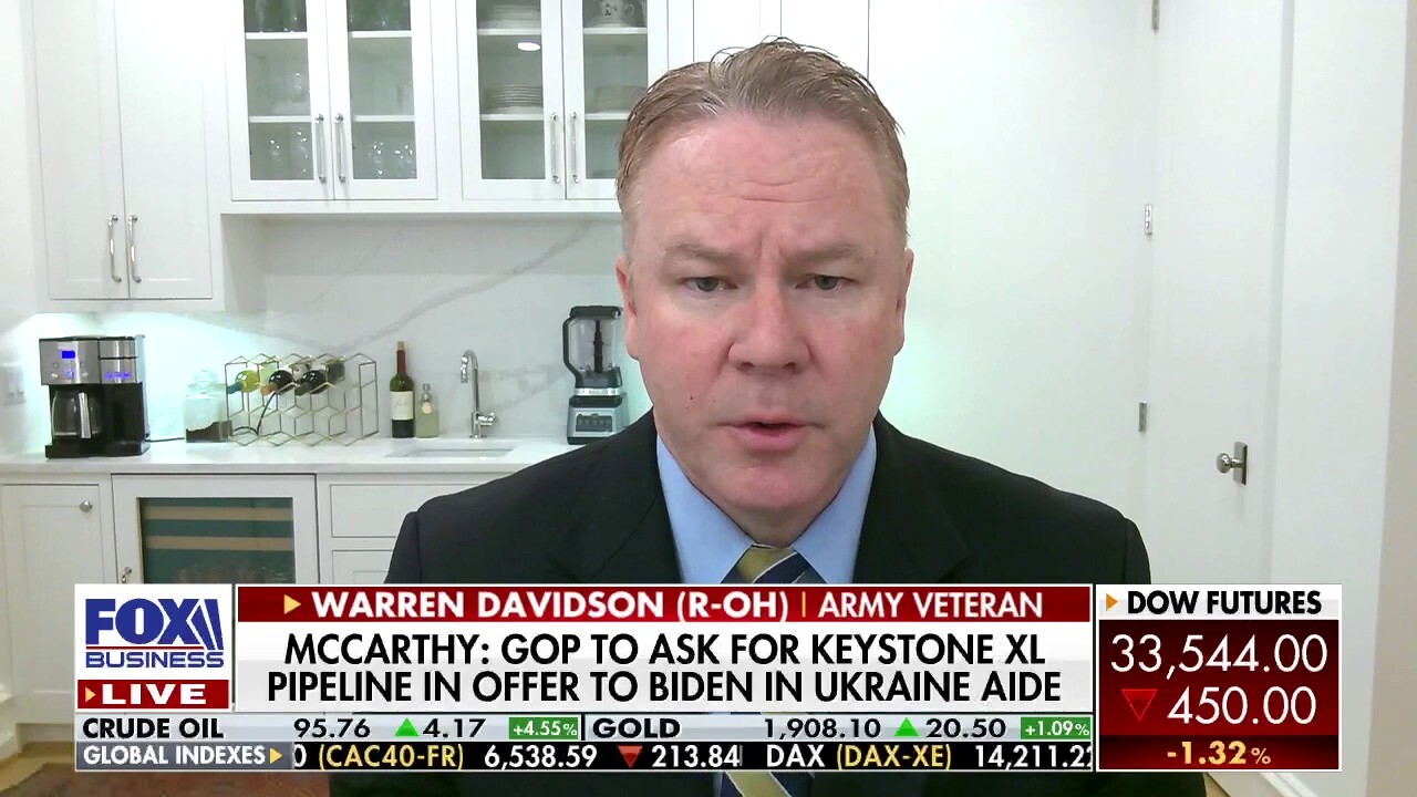 Financial Services Committee member Rep. Warren Davidson, R-Ohio, discusses the economic impact of sanctions against Russia and the GOP's proposal to ramp up domestic energy production.