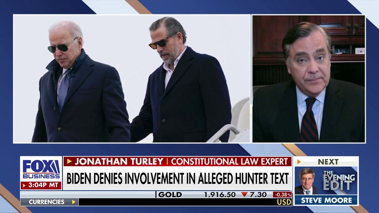 Jonathan Turley on Hunter Biden WhatsApp messages: ‘This is corruption’