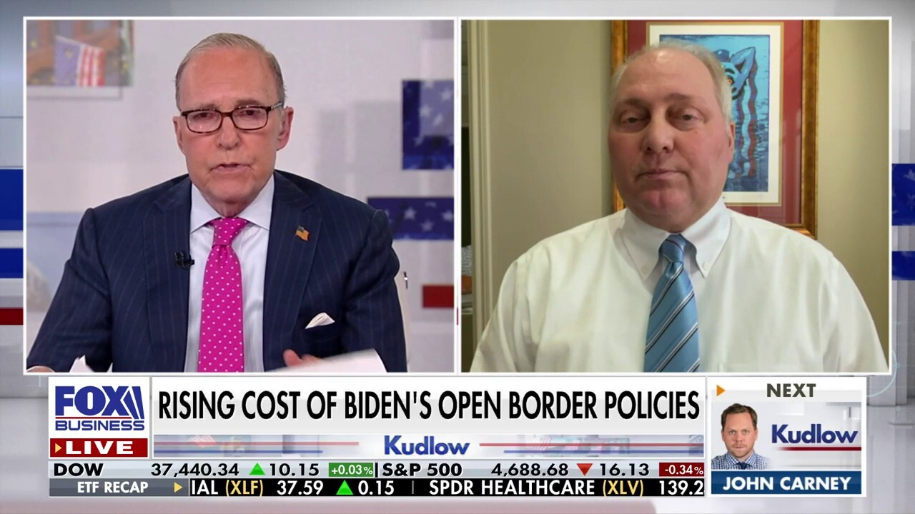 Rep. Steve Scalise, R-La., blasts President Biden for refusing to work with Republicans in solving America's problems on 'Kudlow.'